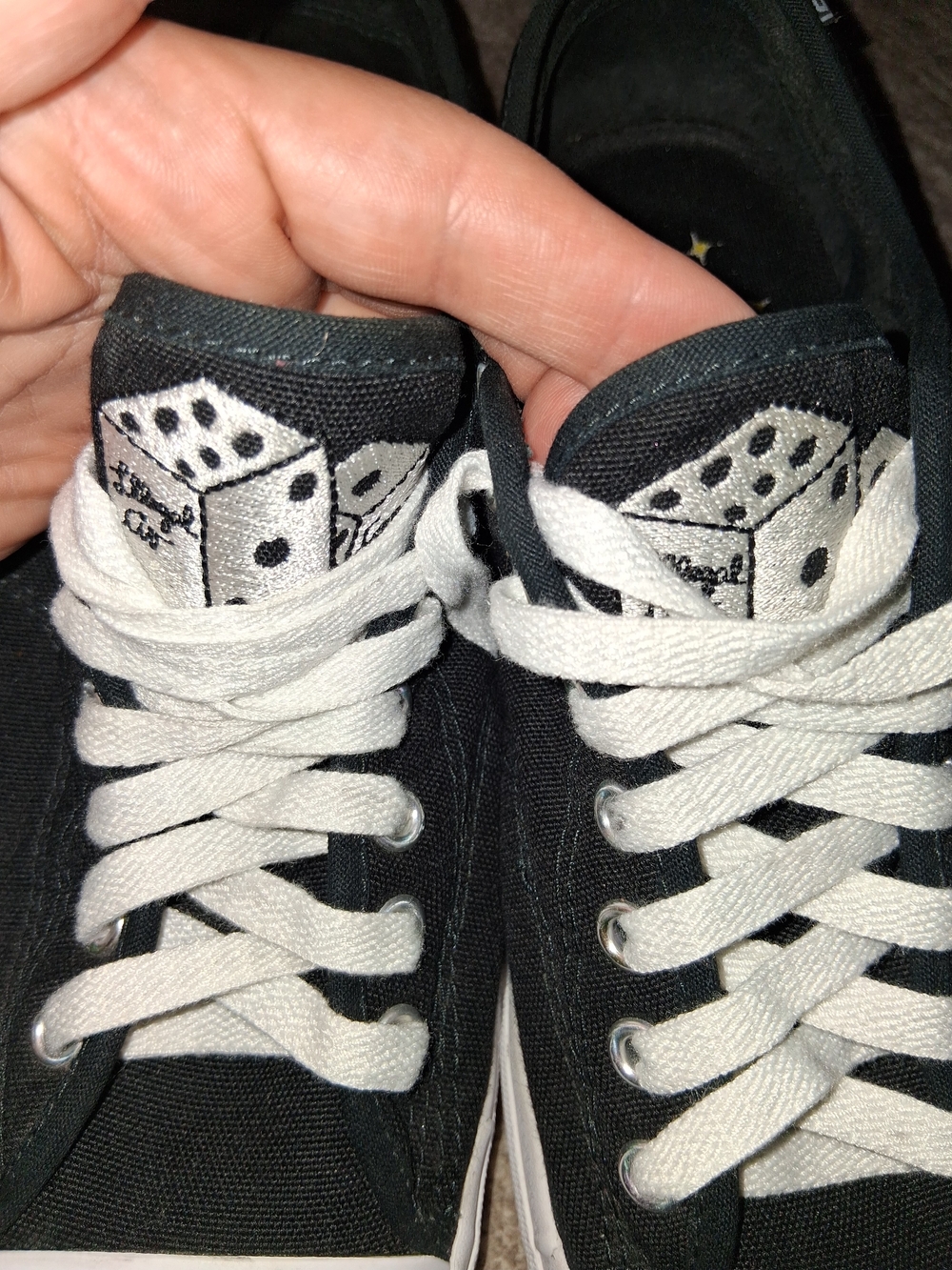 Converse x Illegal Civilization Jack Purcell Pro OX Dice Black White Men's 9